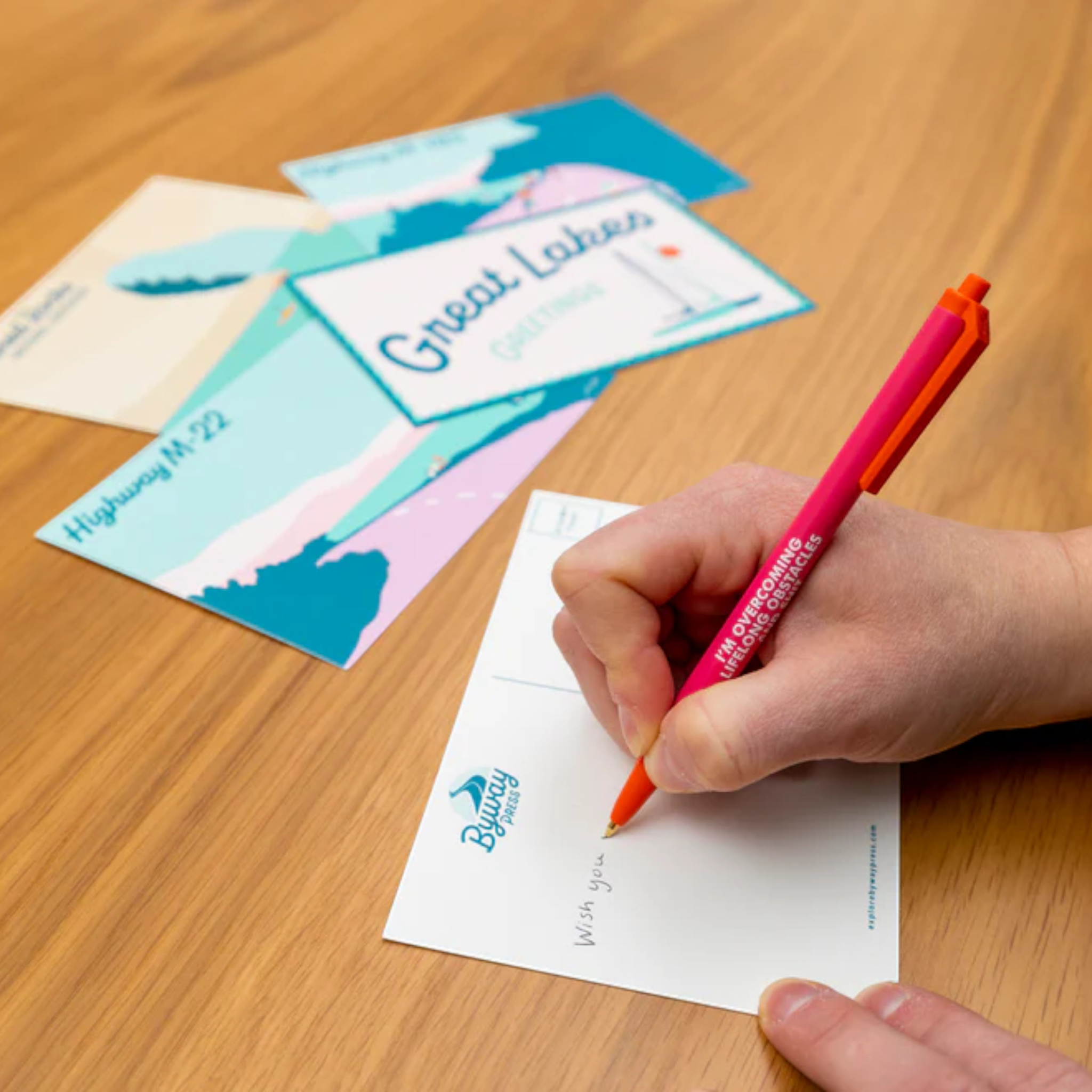 Byway Press Visit the Great Lakes Travel Postcard - FERAL