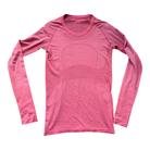 Lululemon Women's Long Sleeve Active Shirt Pink Size 8 USED - FERAL