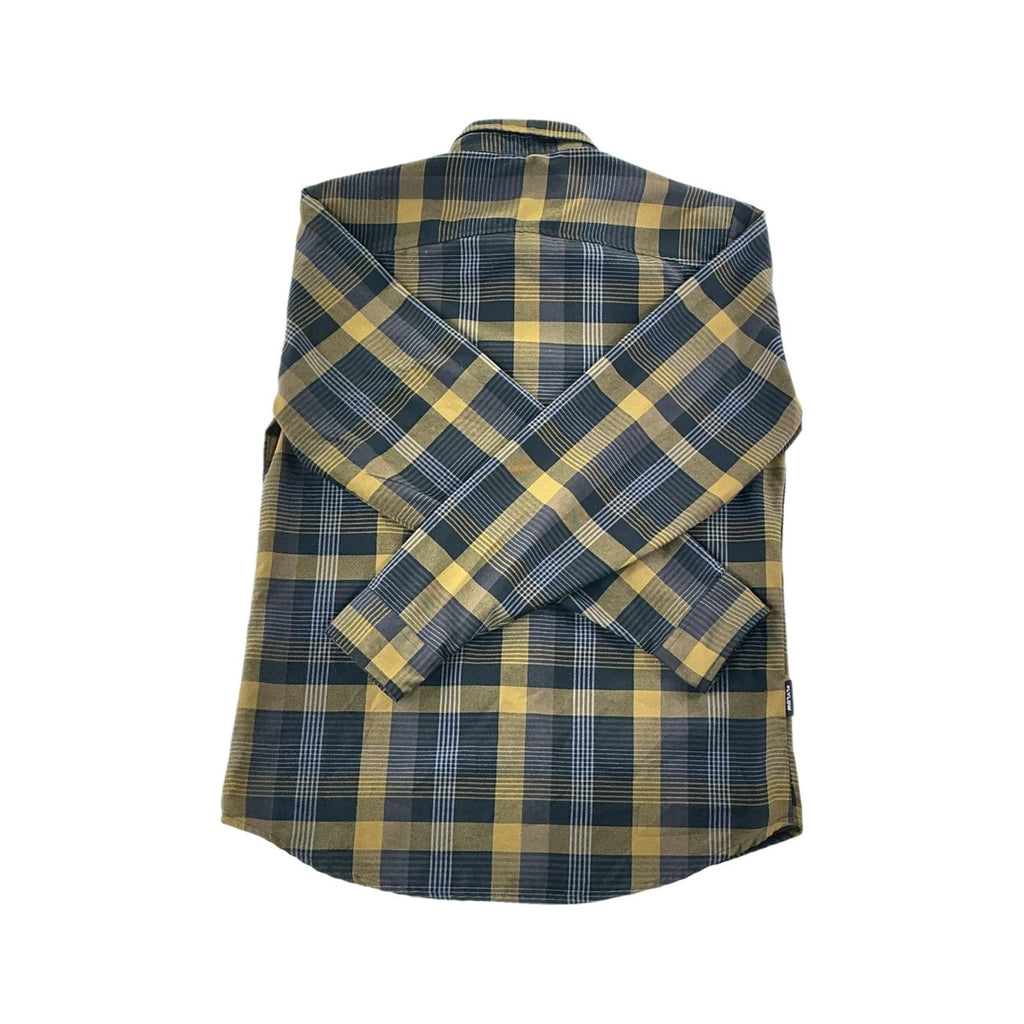 Flylow Men's Lightweight Flannel Shirt Medium Black/Copper USED - FERAL