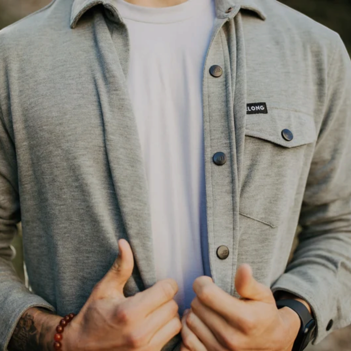 Belong Designs Men's Sherman Fleece Button Up