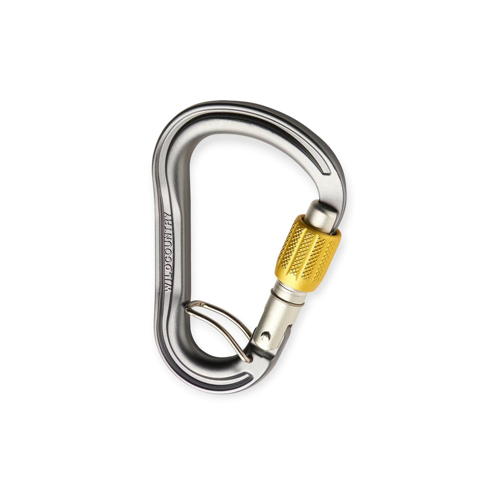 Wild Country Xenon HMS Screwgate Belay Carabiner - FERAL