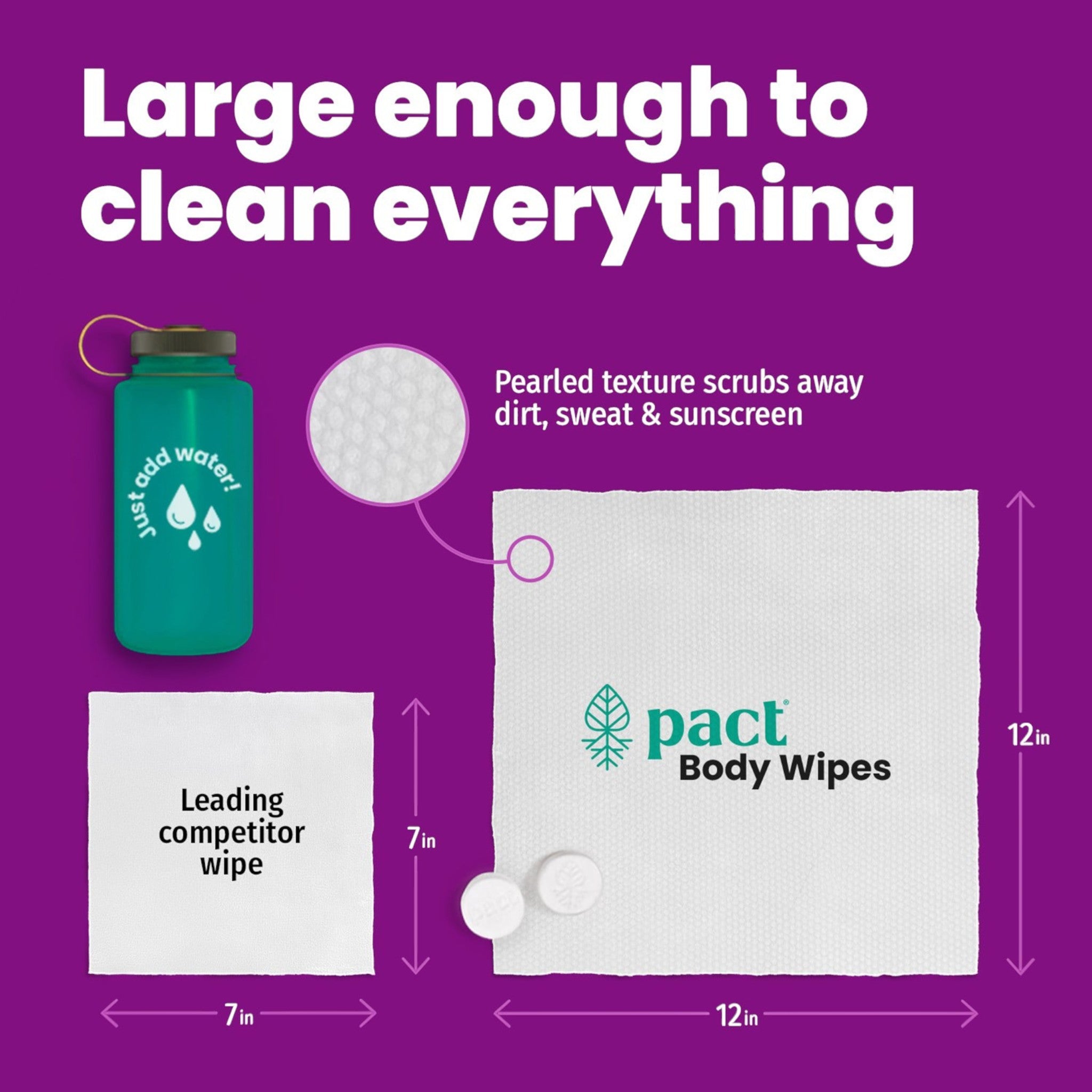 PACT Outdoors Body Wipes - 25 Pack - FERAL