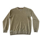 REI Men's Norseland Fleece Crew Sweatshirt Porcini Heather Medium USED - FERAL