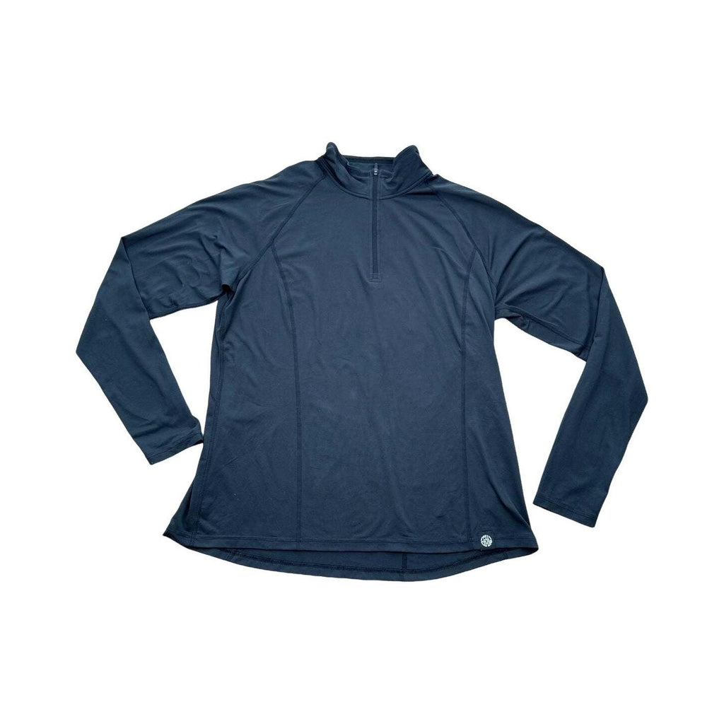 REI Men's Quarter Zip Active Fleece Top Black XL Used - FERAL