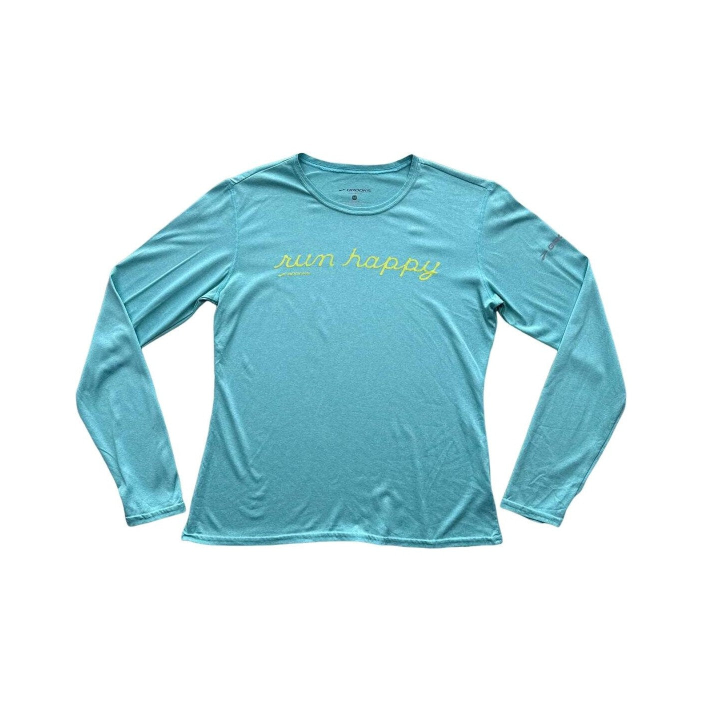 Brooks Women's Active Run Happy Shirt Blue Medium Used - FERAL