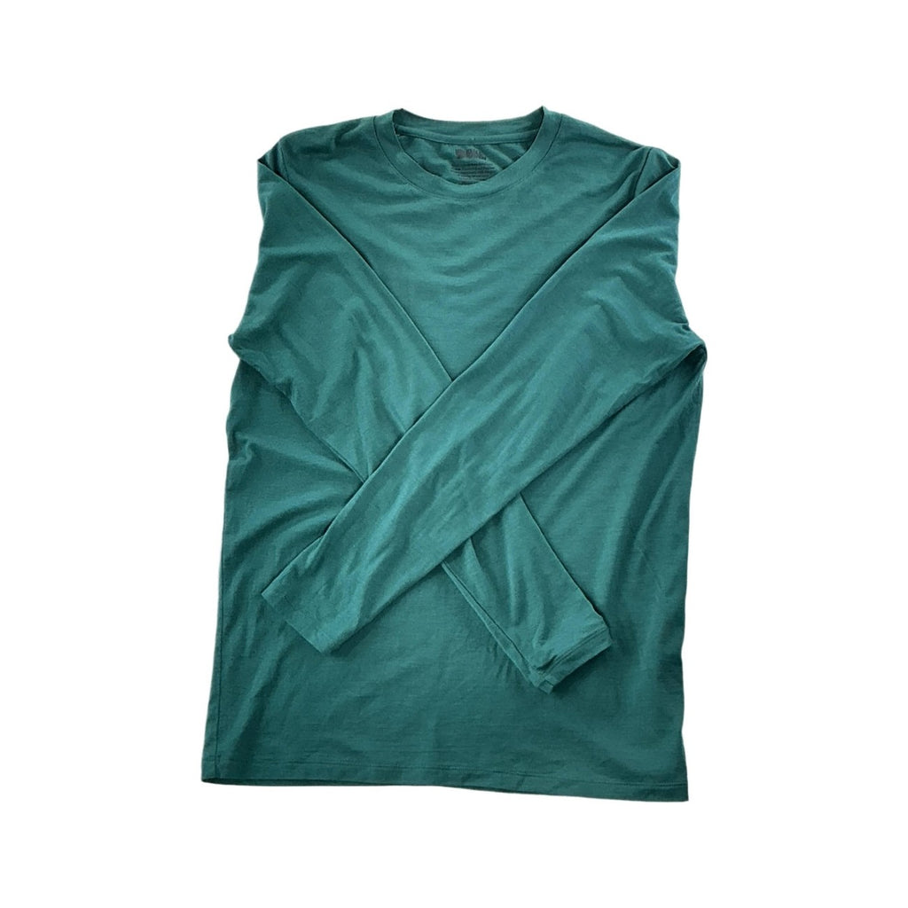 Fjallraven Men's Abisko Wool Long Sleeve Top Arctic Green Large USED - FERAL