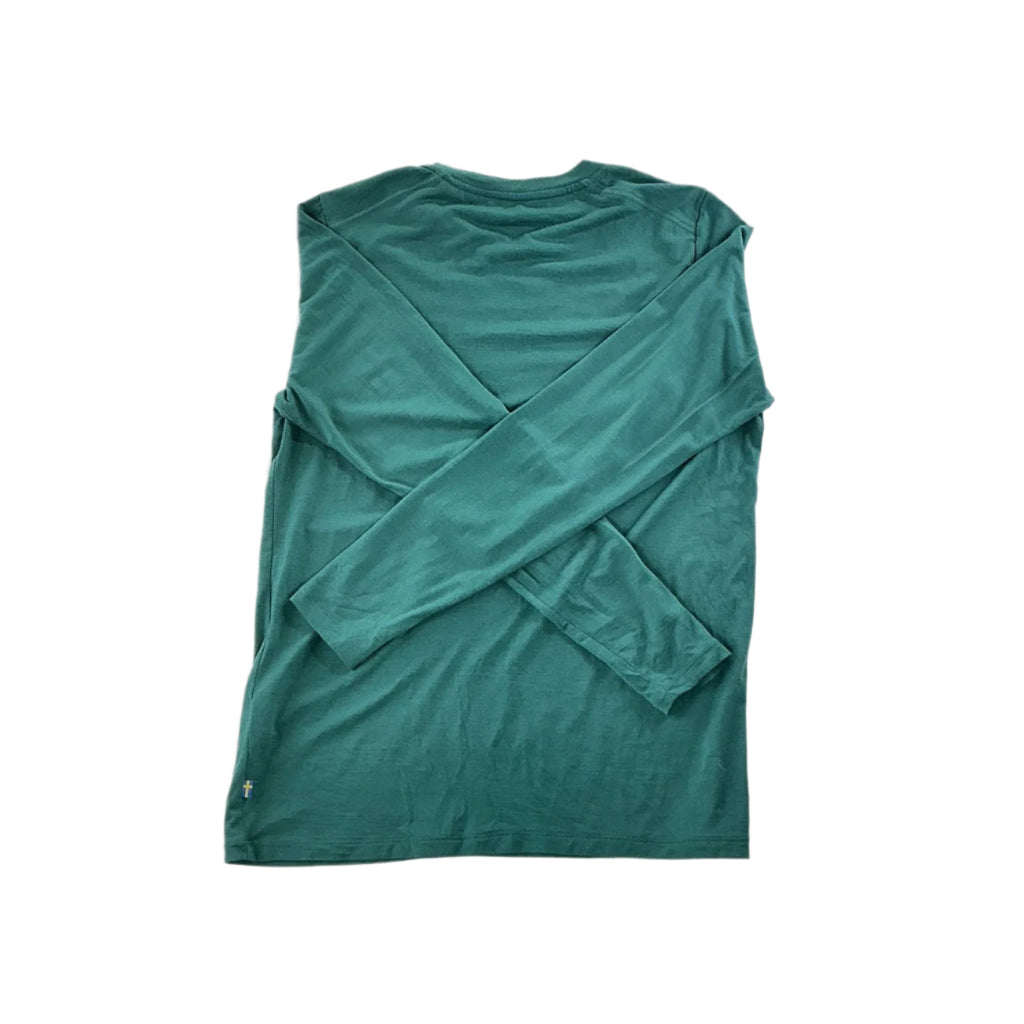 Fjallraven Men's Abisko Wool Long Sleeve Top Arctic Green Large USED - FERAL