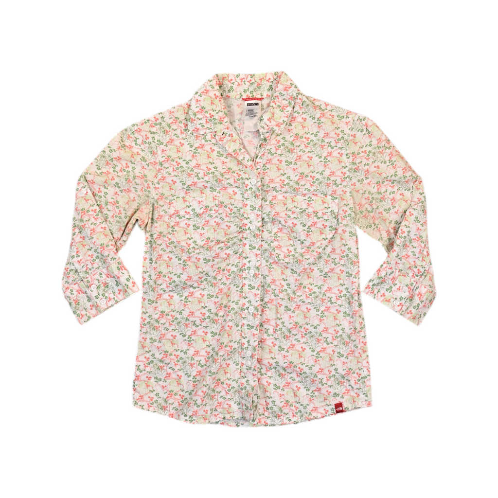 The North Face Women's Floral Button Up Long Sleeve Shirt