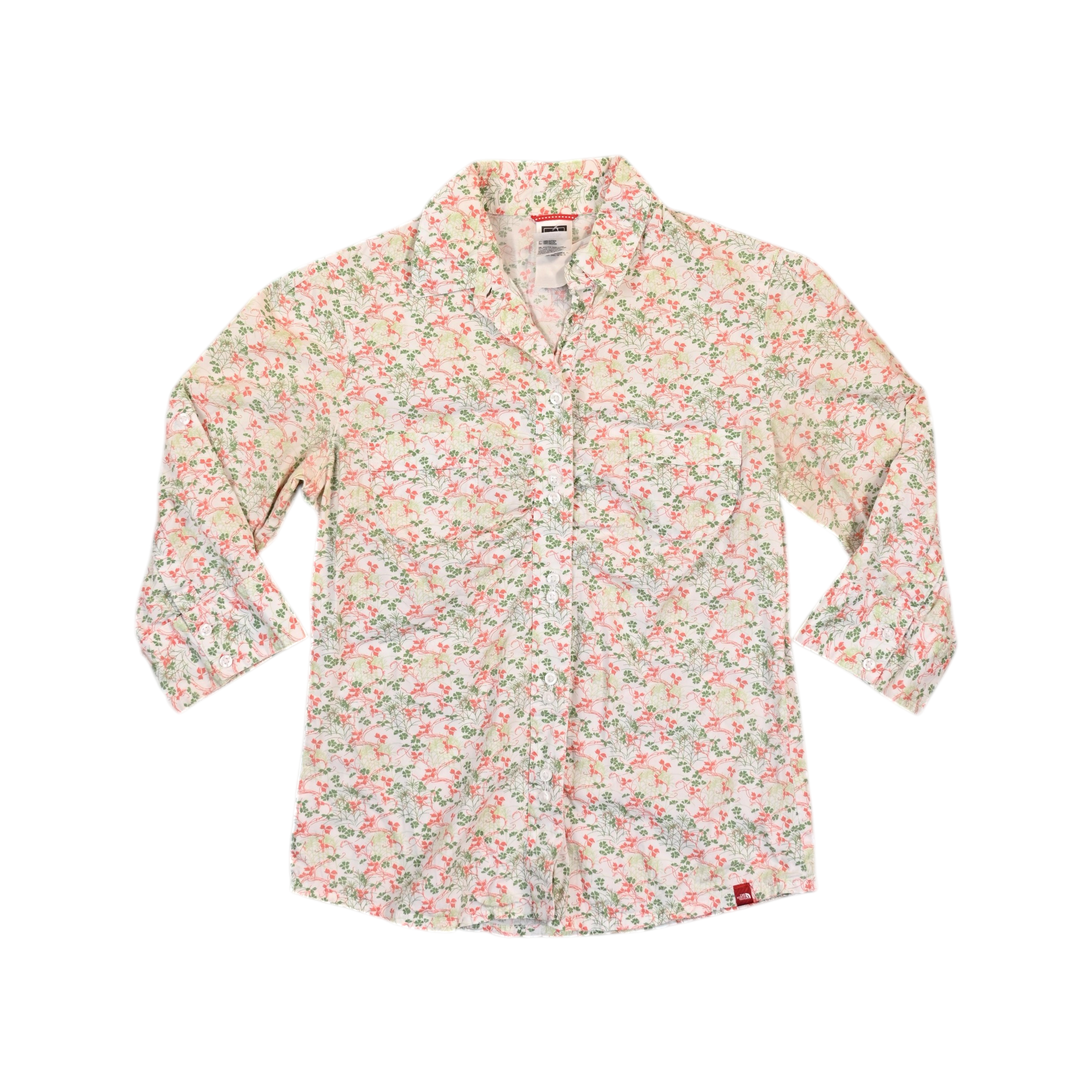 The North Face Women's Floral Button Up Long Sleeve Shirt