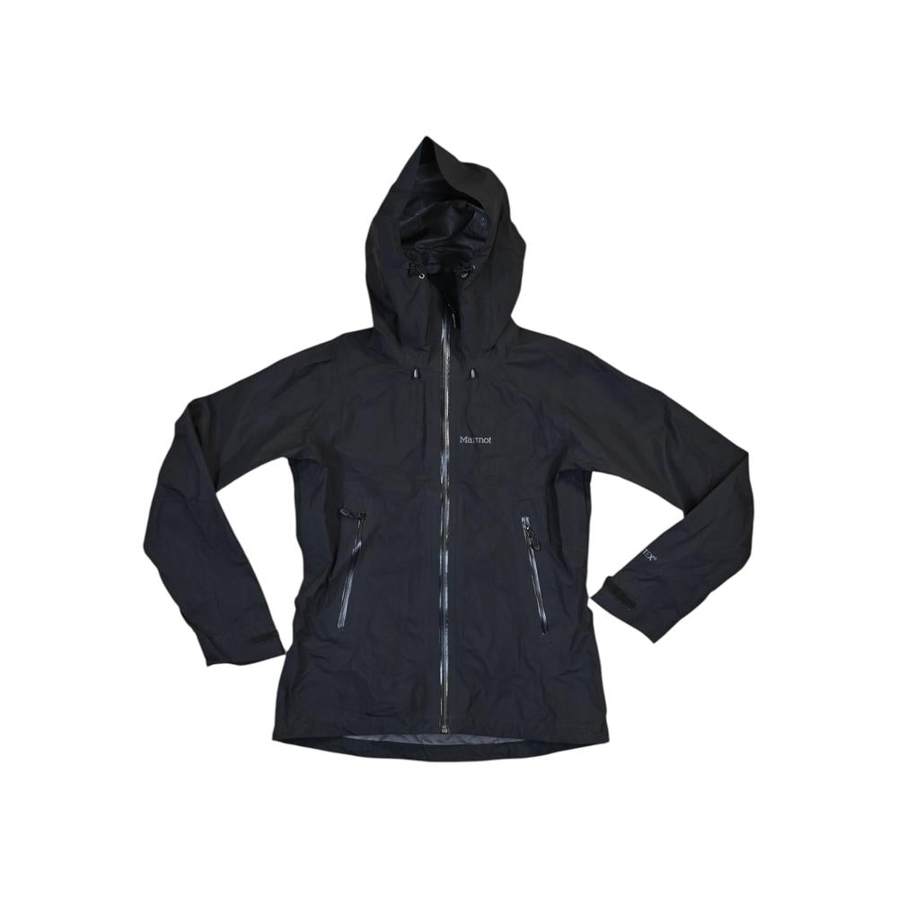 Marmot Women's Minimalist Gore-Tex Rain Shell Jacket Black S Used - FERAL