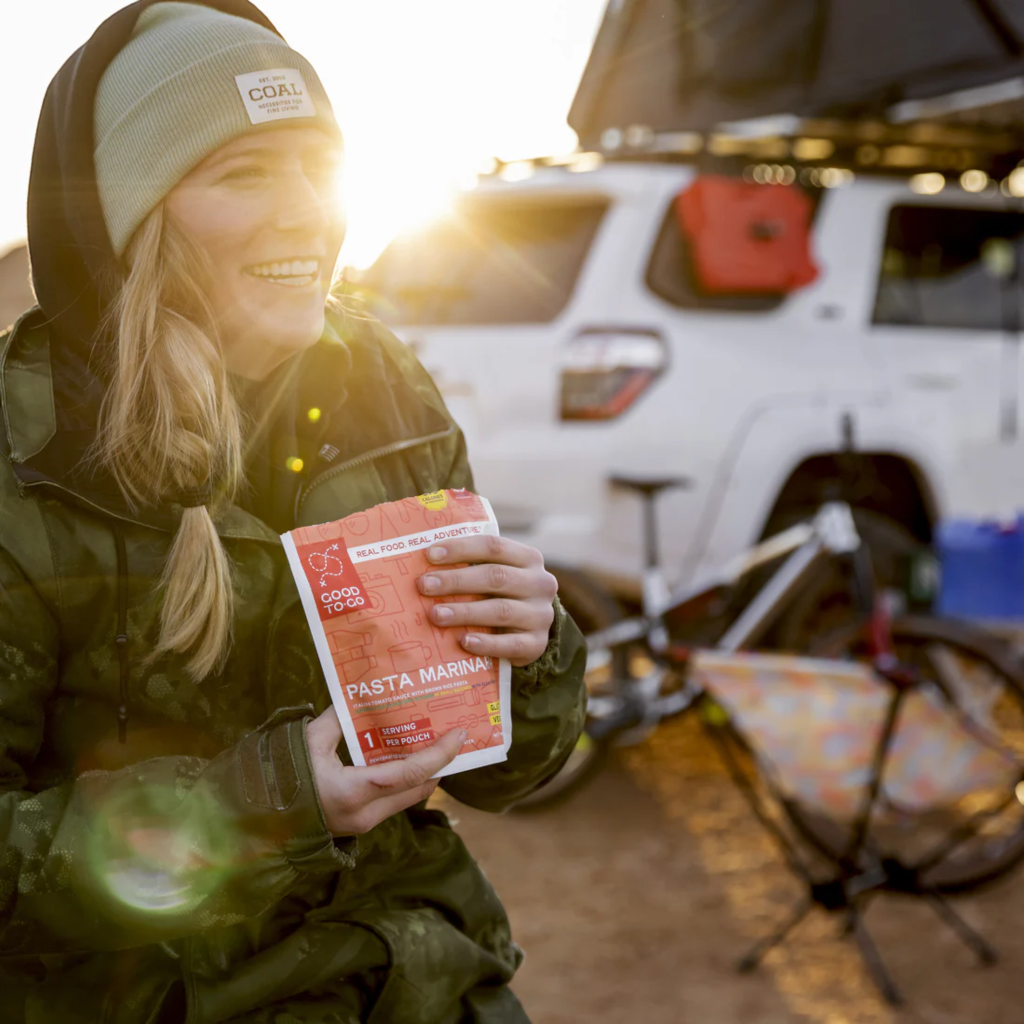 Good To-Go Pasta Marinara Dehydrated Backpacking Meal - FERAL