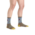 Darn Tough Women's Critter Club Micro Crew Lightweight with Cushions Socks - FERAL