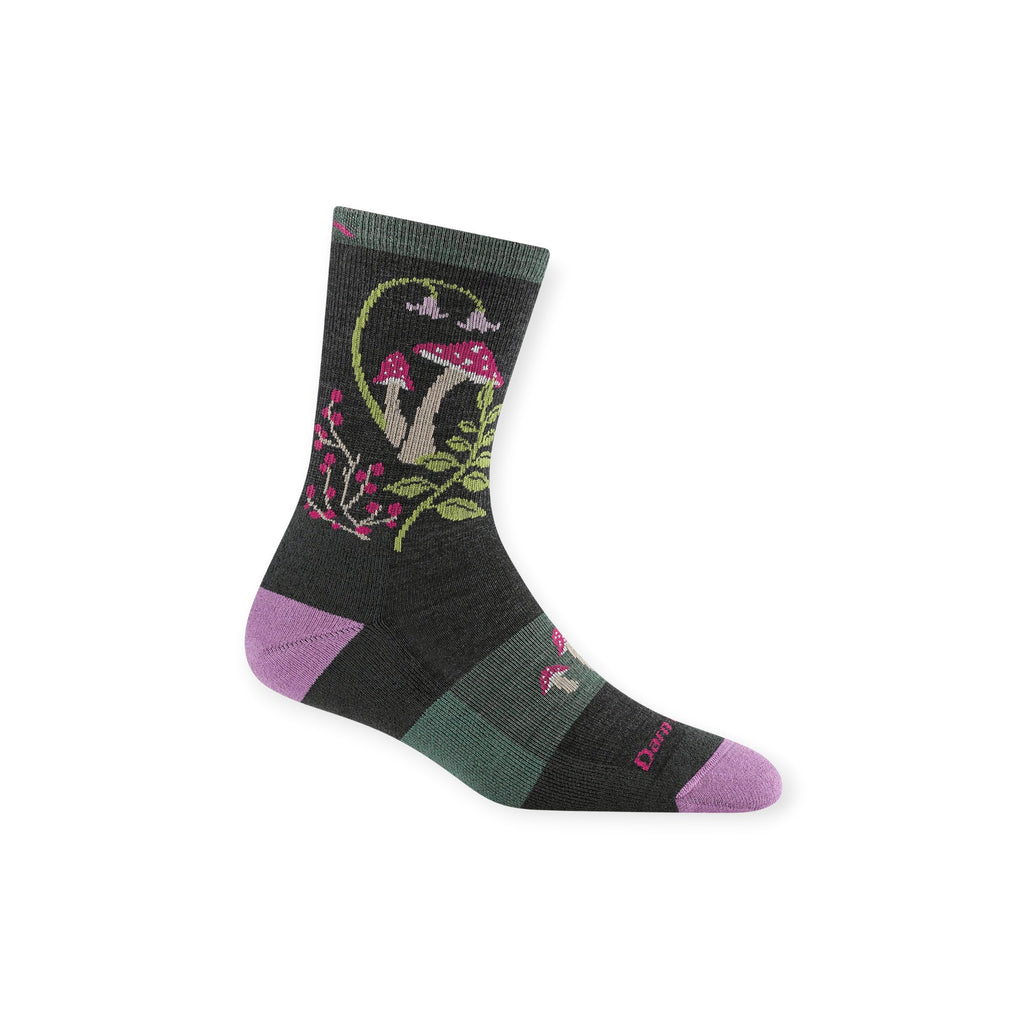 Darn Tough Women's Mellow Mushroom Micro Crew Lightweight Cushion Hiking Socks