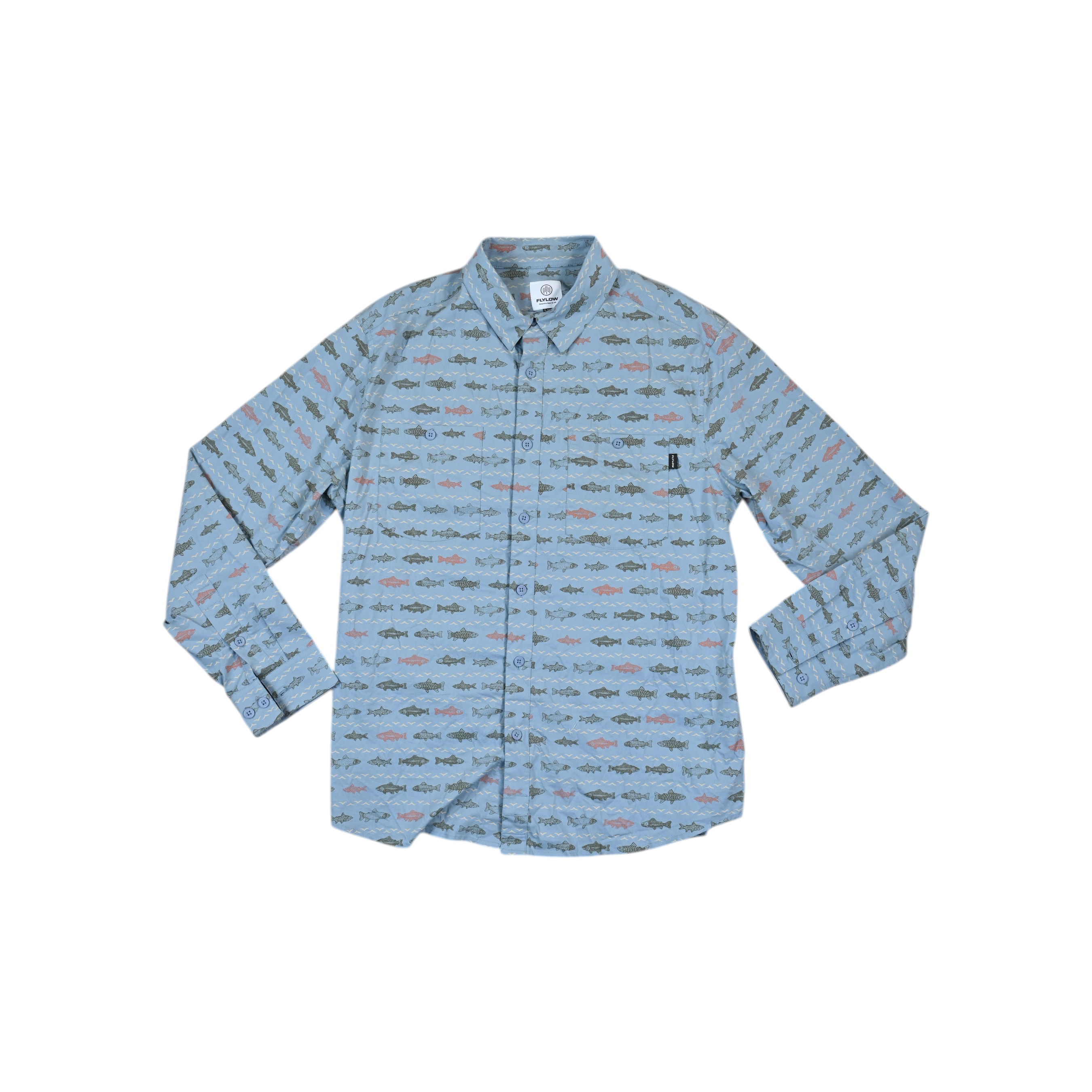 Flylow Men's Phil A Long Sleeve Shirt - FERAL