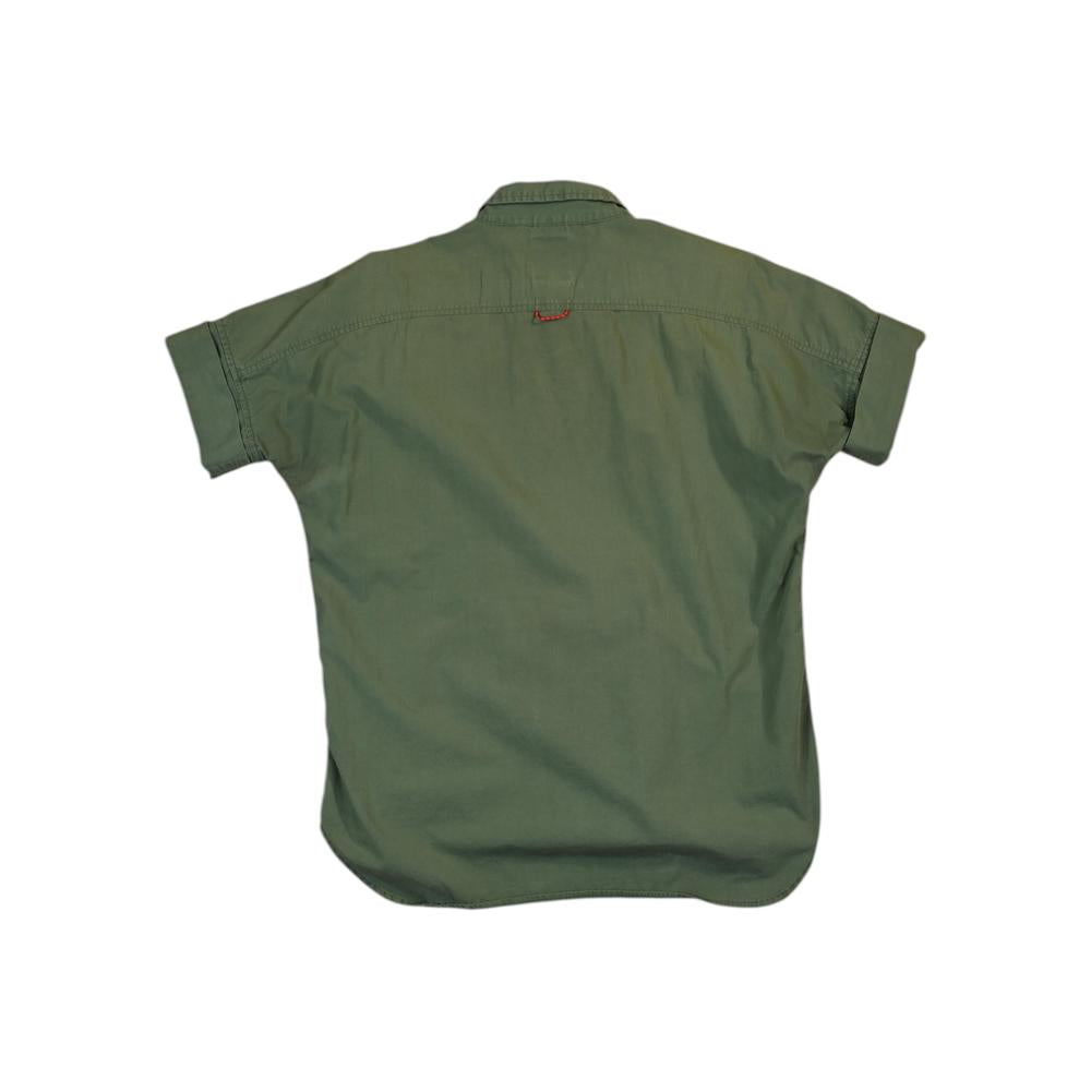 Topo Designs Women's Desert Short Sleeve Shirt Green M Used - FERAL