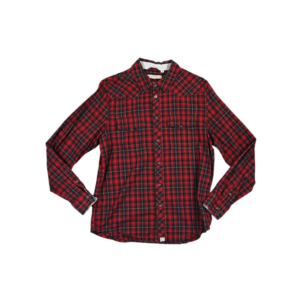 Gramicci Men's Vintage Long Sleeve Shirt Red M Used - FERAL