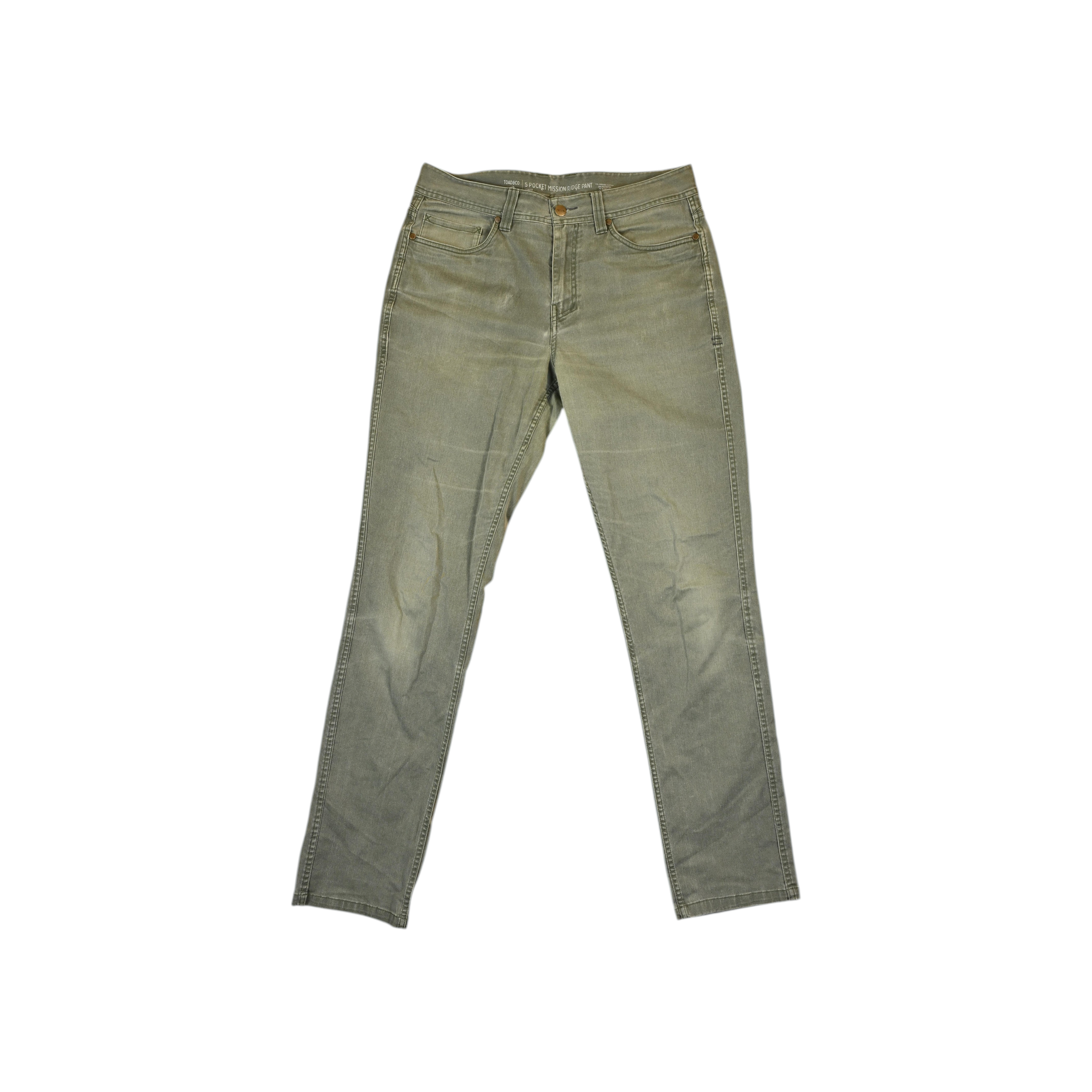 Toad & Co Men's 5 Pocket Mission Ridge Lean Fit Pants - FERAL