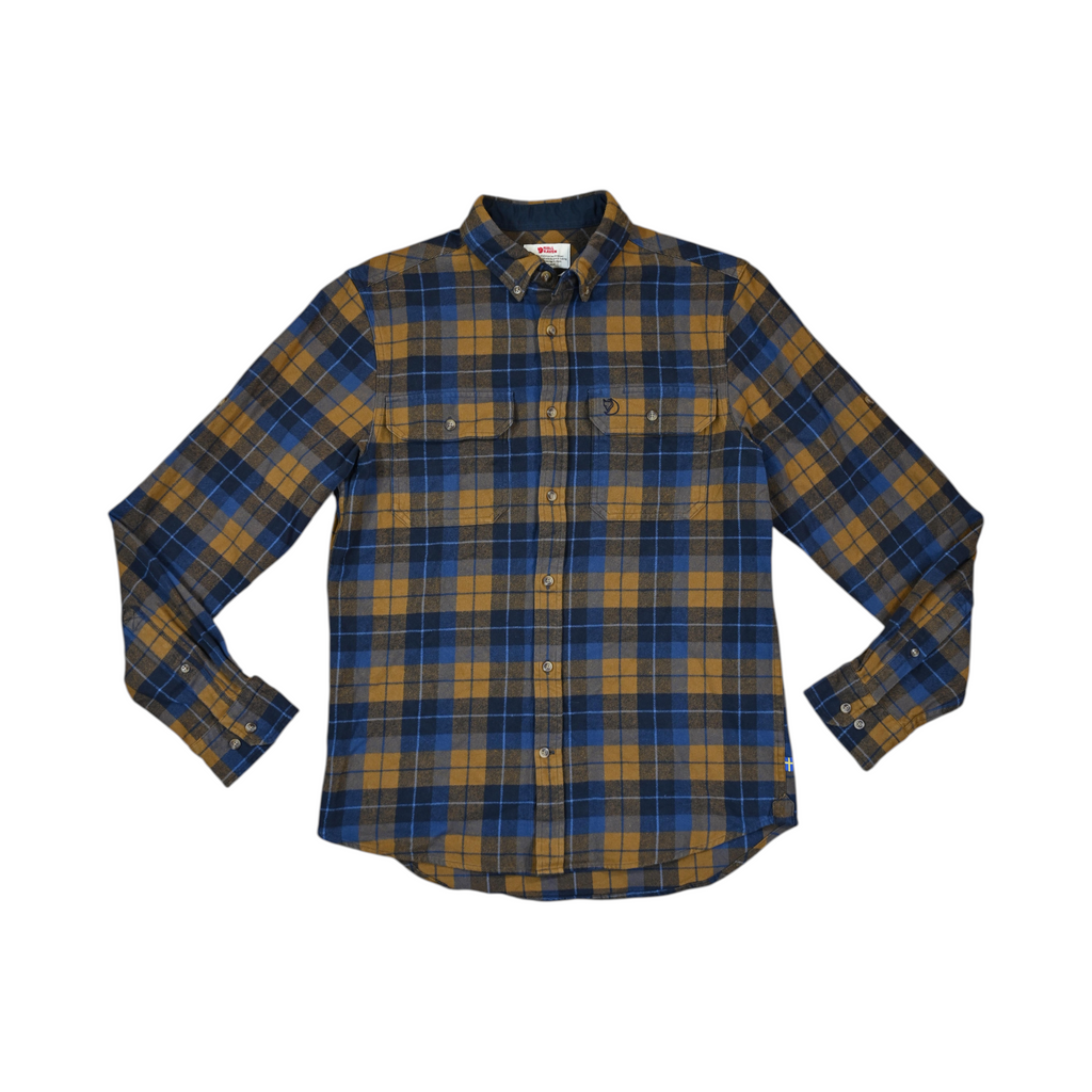 Fjallraven Men's Singi Heavy Flannel Long Sleeve Button Up