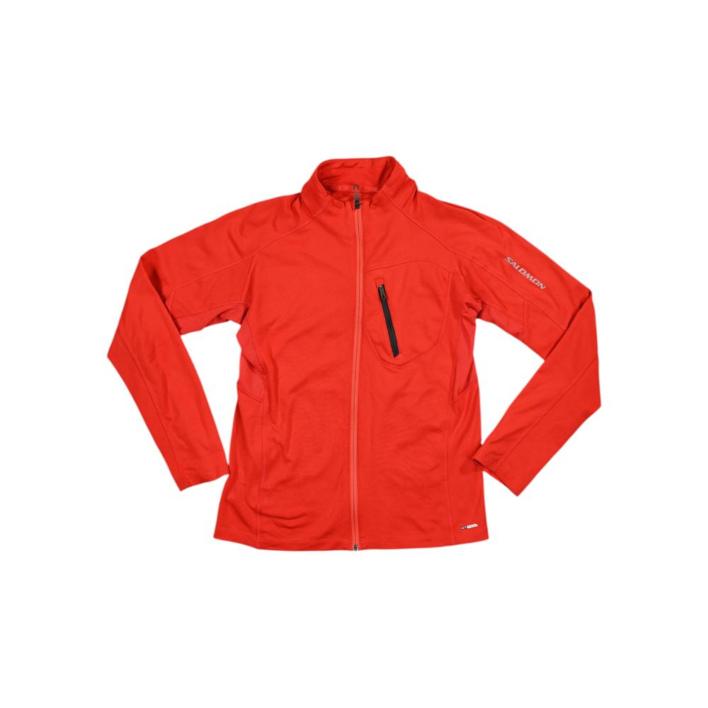 Salomon Women's Actitherm Full Zip Baselayer Shirt Red S Used - FERAL