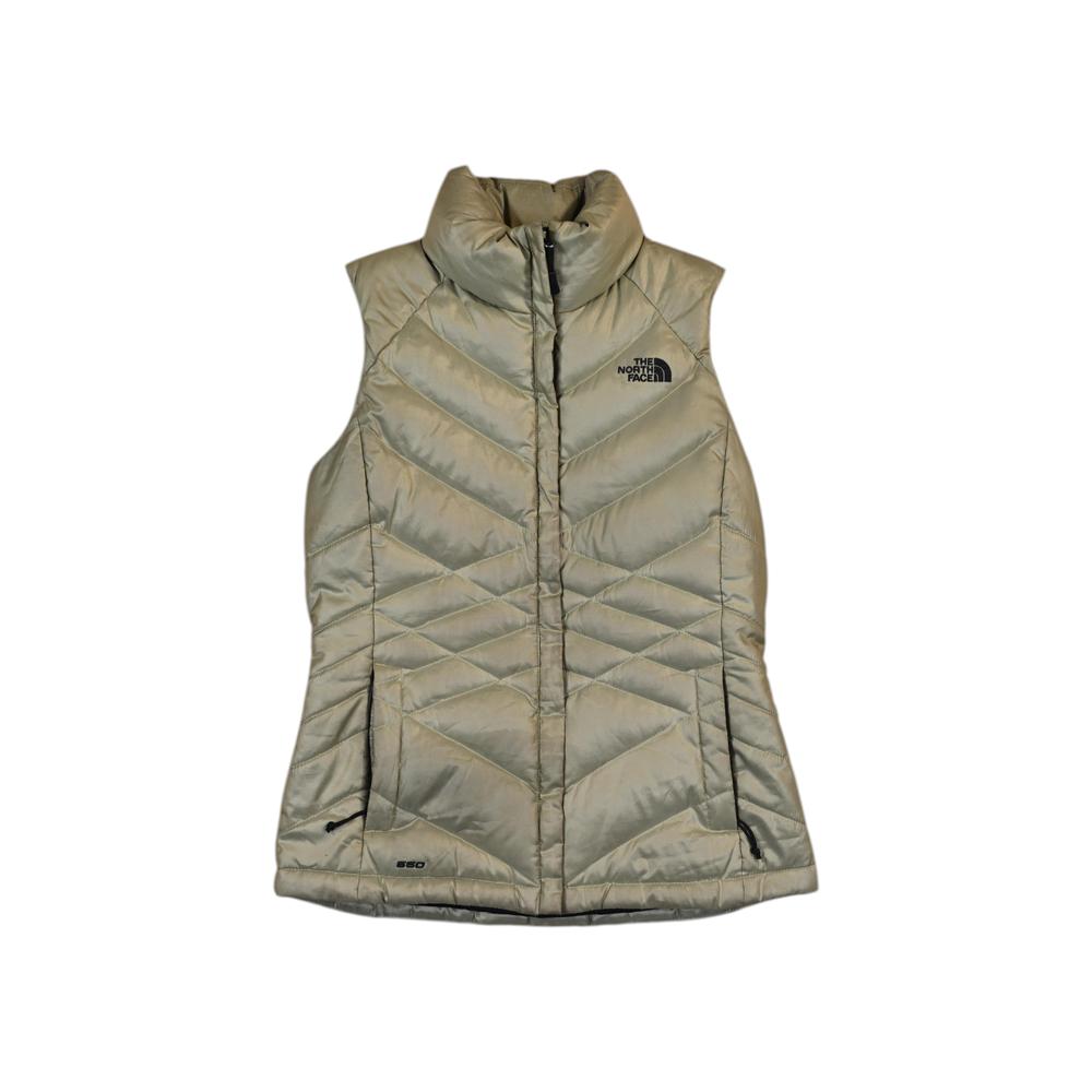 North Face Women's Aconcagua 550 Down Insulated Vest Old Gold S Used - FERAL