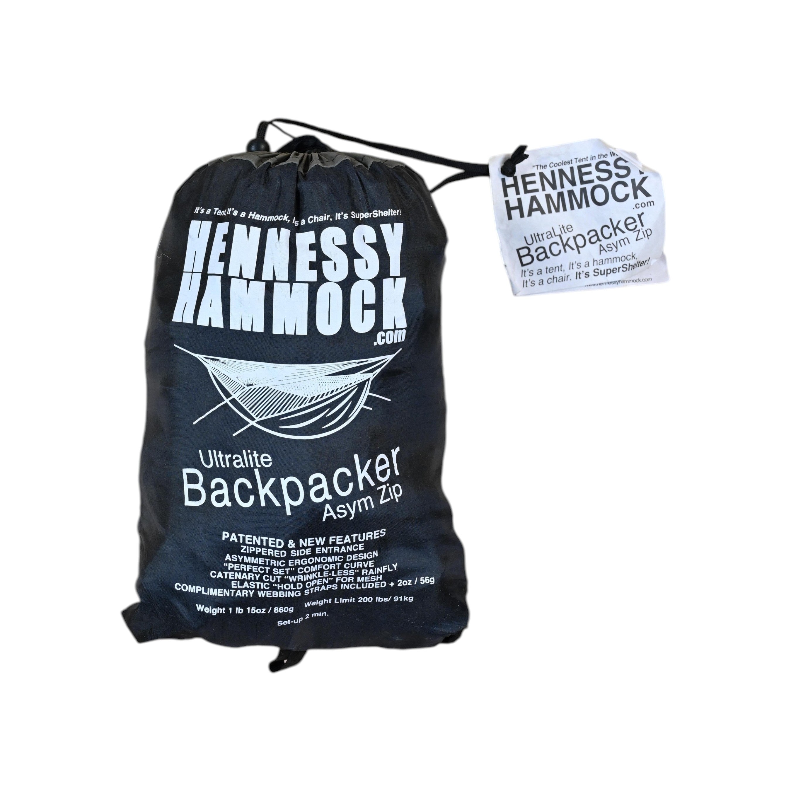 Hennessy Hammock Ultralite Backpacker Asym Zip Hammock - FERAL