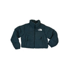 North Face Women's RARE High Pile Nuptse Fleece Jacket Green M Used - FERAL