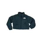 North Face Women's RARE High Pile Nuptse Fleece Jacket Green M Used - FERAL