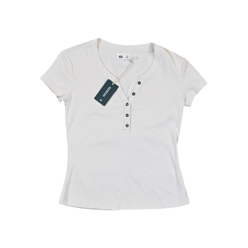 Tentree Women's Pinewood T-Shirt Vintage White M Sample - FERAL
