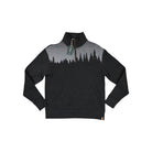 Tentree Women's Juniper 1/4 Zip Top Black Heather/White M Sample - FERAL