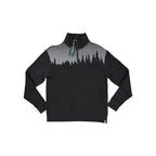 Tentree Women's Juniper 1/4 Zip Top Black Heather/White M Sample - FERAL