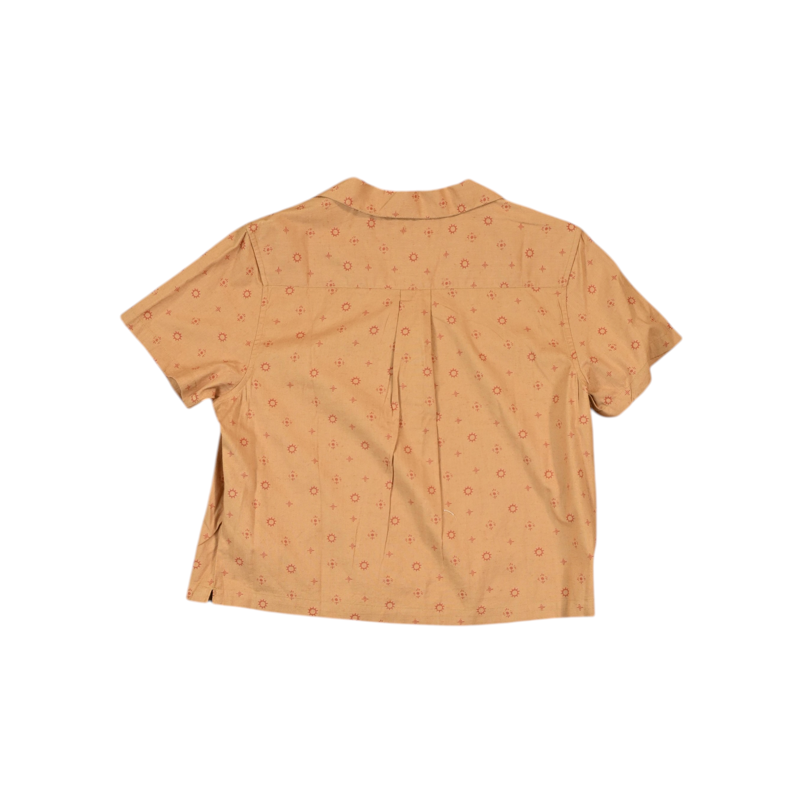 Topo Designs Women's Daytripper Shirt Tossed Motif Goldenrod - FERAL