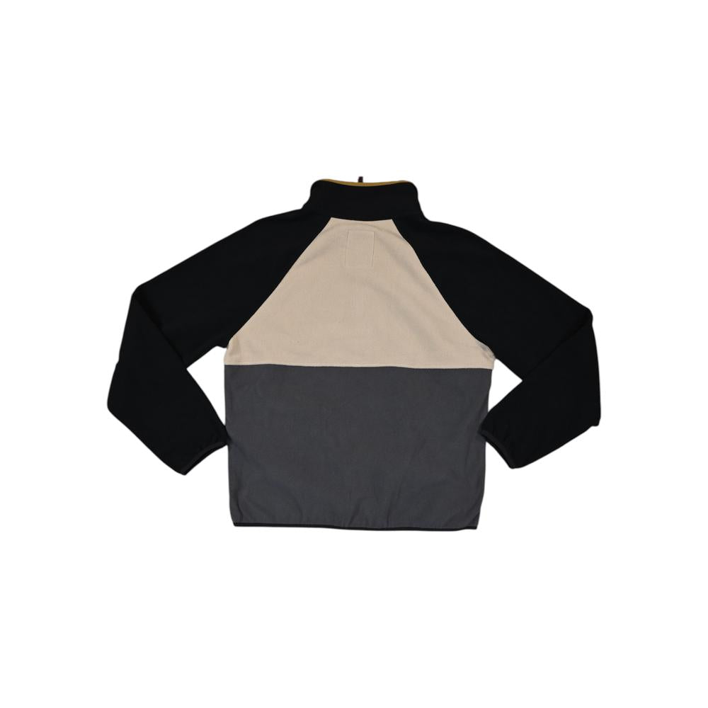 Topo Designs Women's Vista 1/4 Zip Lightweight Fleece Fleece Black/Tan M Used - FERAL