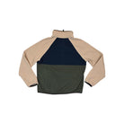 Topo Designs Women's Vista 1/4 Zip Lightweight Fleece Navy/Green/Oatmeal M Used - FERAL