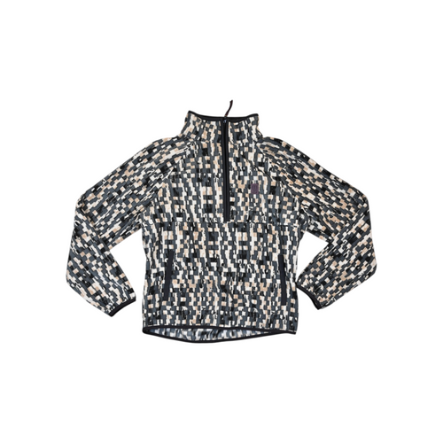 Topo Designs Women's Vista 1/4 Zip Lightweight Fleece Downhill Geo Print - FERAL