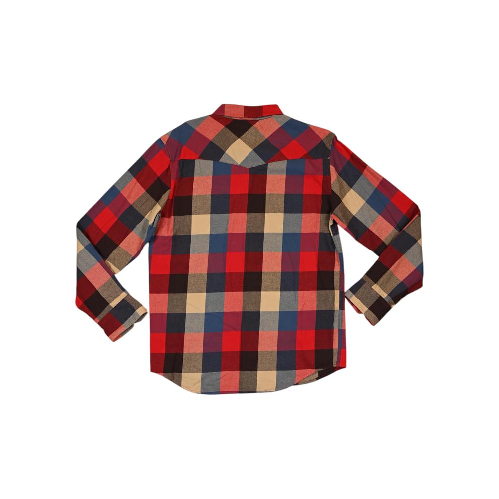 Topo Designs Men's Mountain Shirt Long Sleeve Shirt Salsa Multi M Used - FERAL