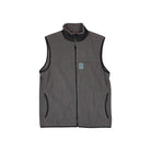 Topo Designs Men's Vista Lightweight Fleece Vest Charcoal/Black Vest M Used - FERAL