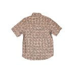 Topo Designs Men's Desert Shirt Short Sleeve Shirt Cobblestone Geo Print M Used - FERAL