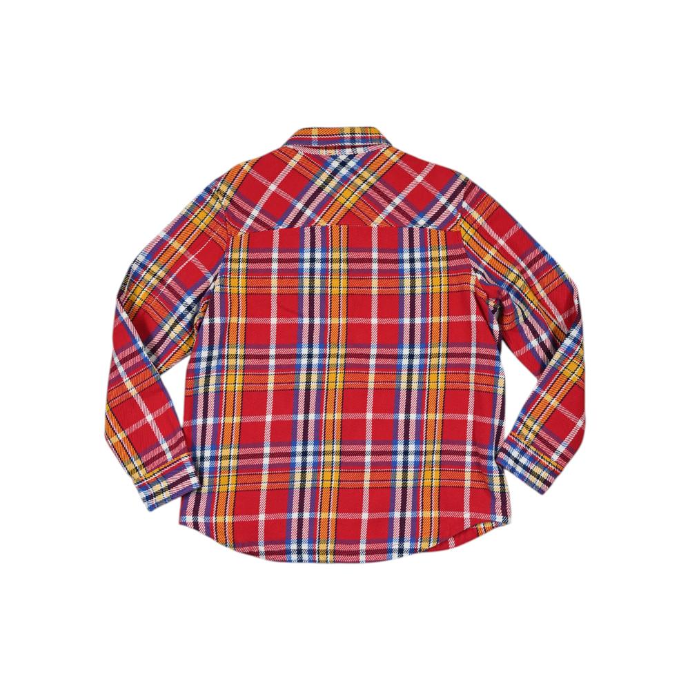 Topo Designs Women's Onlooker Twill Shirt Jacket Salsa/Bone White Multi M Used - FERAL