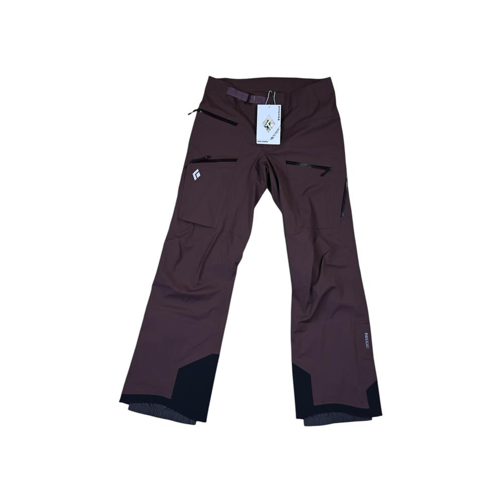Black Diamond Women's Recon LT Stretch Shell Ski Pants M Fig Sample - FERAL