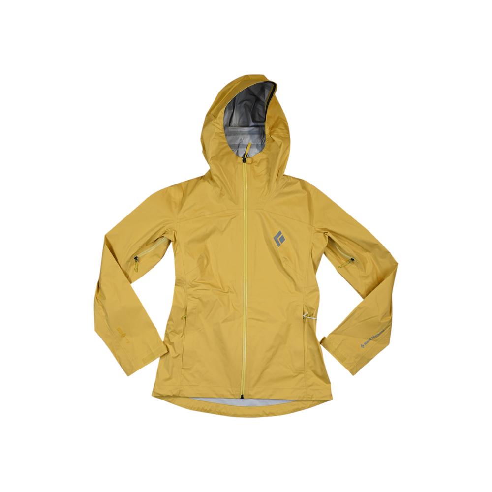 Black Diamond Women's Rain Shell Jacket Women's Fineline Stretch Shell M Sample - FERAL