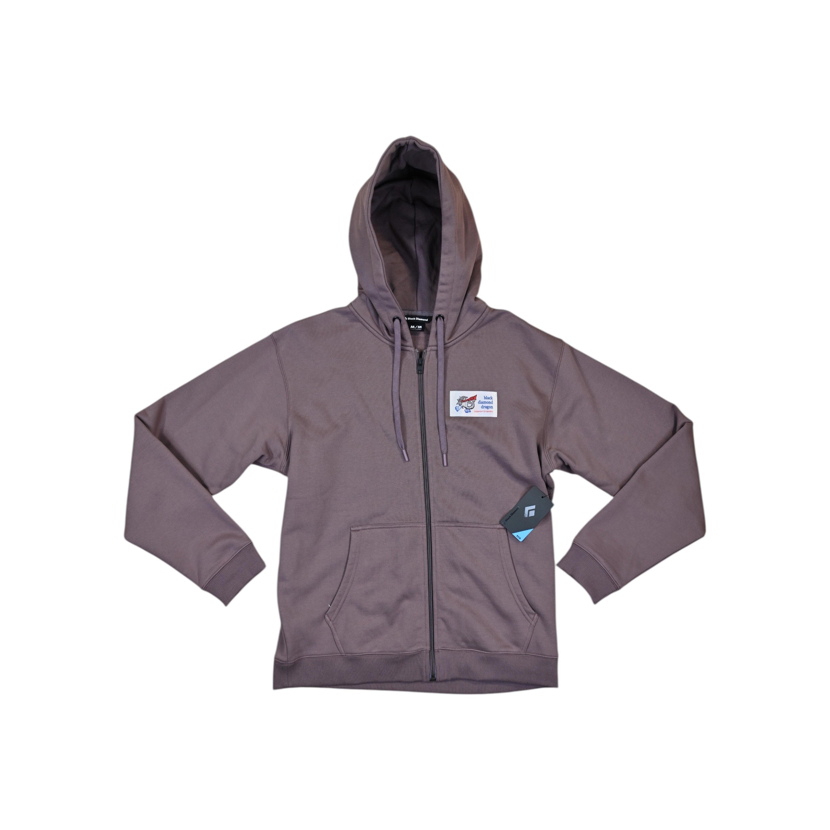 Black Diamond Men's Dragon Patch Full-Zip Hoodie - FERAL