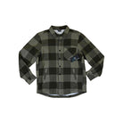 Black Diamond Men's Project Lined Shirt Dark Moss/Pine Smoke M Sample - FERAL