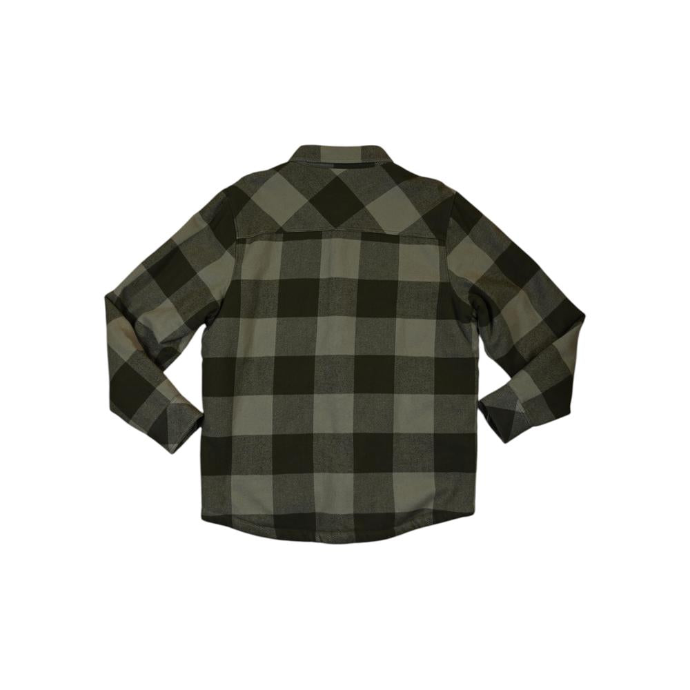 Black Diamond Men's Project Lined Shirt Dark Moss/Pine Smoke M Sample - FERAL
