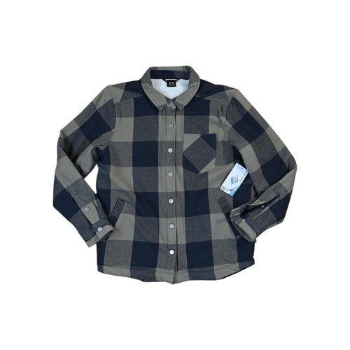 Black Diamond Women's Project Lined Flannel Charcoal/Pink Smoke S Sample - FERAL