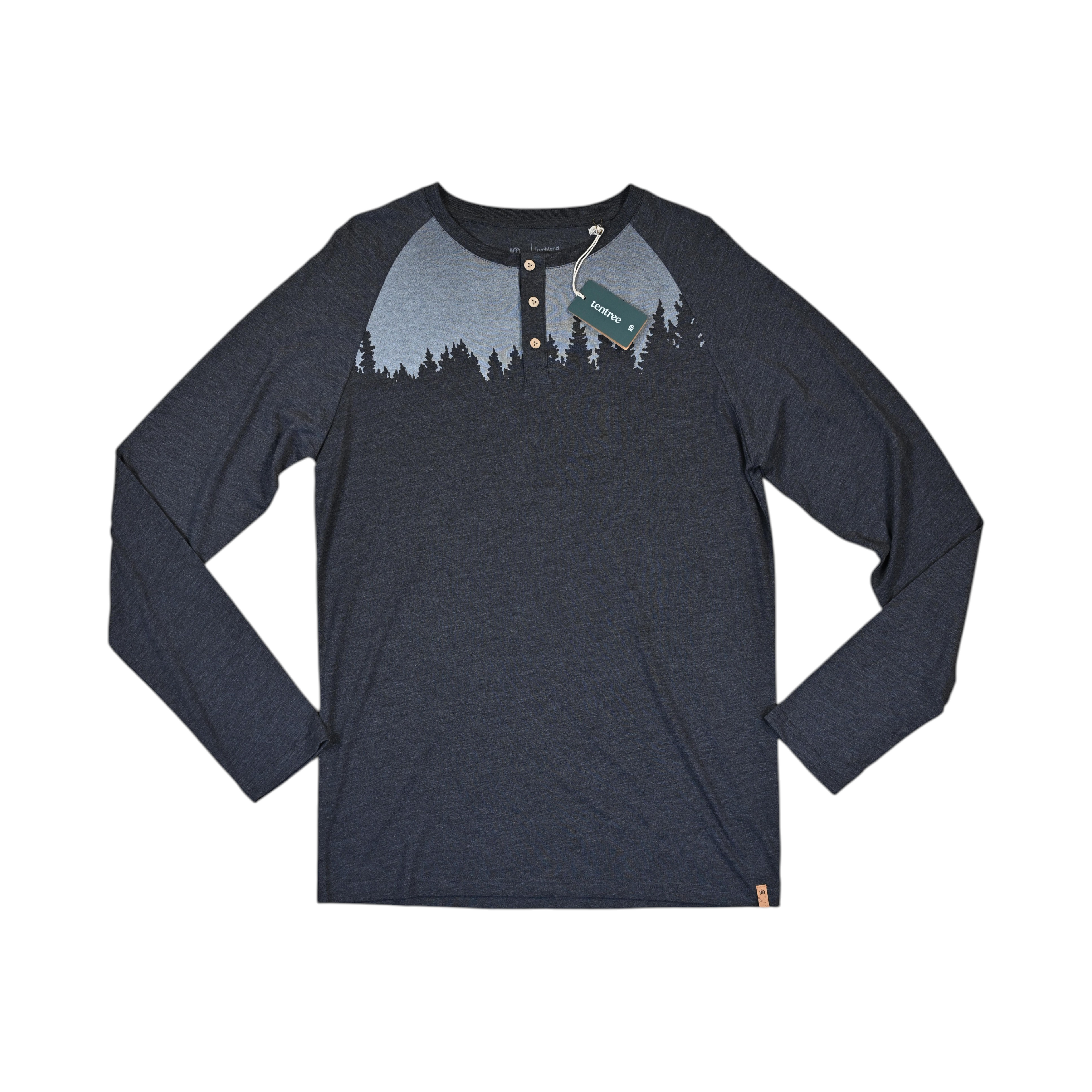 Tentree Men's Classic Henley Long Sleeve Shirt