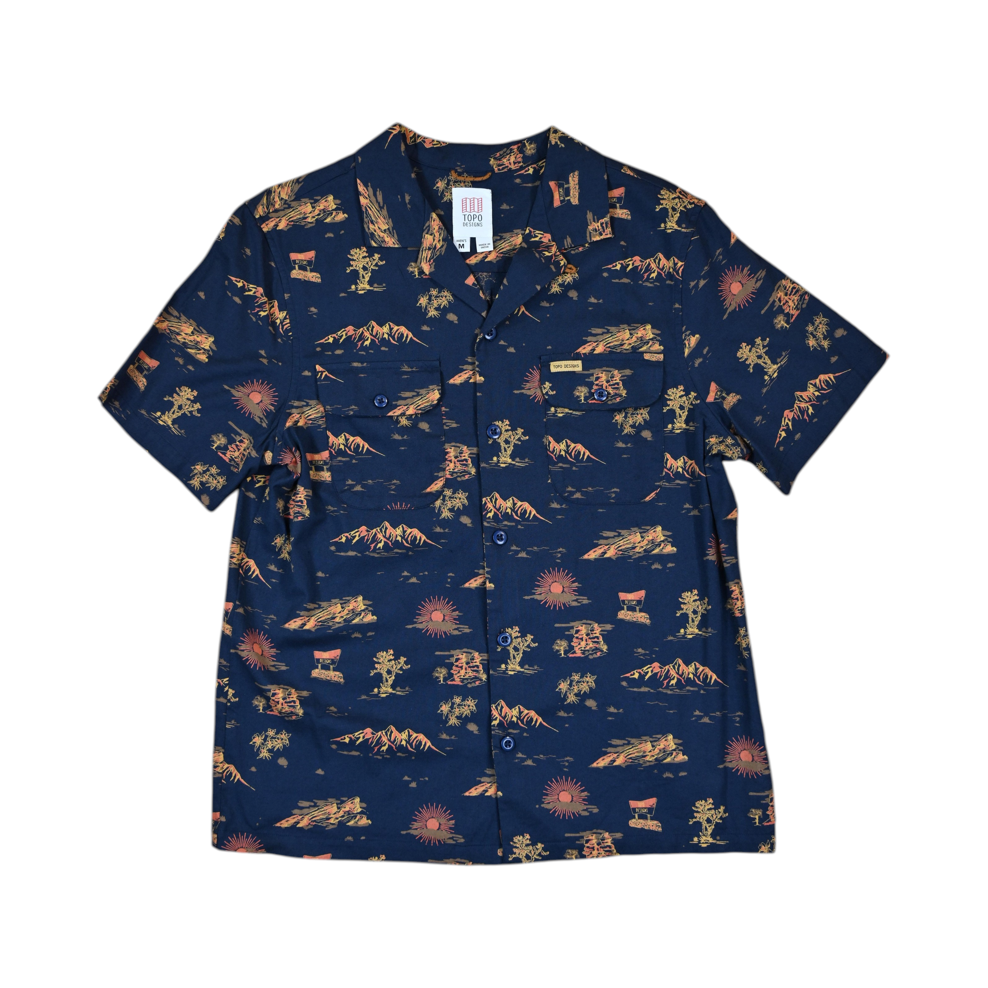 Topo Designs Men's Daytripper Short Sleeve Button Up Shirt