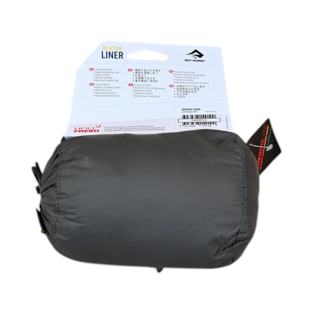 Sea To Summit Reactor Liner Mummy with Drawcord Sleeping Bag Liner