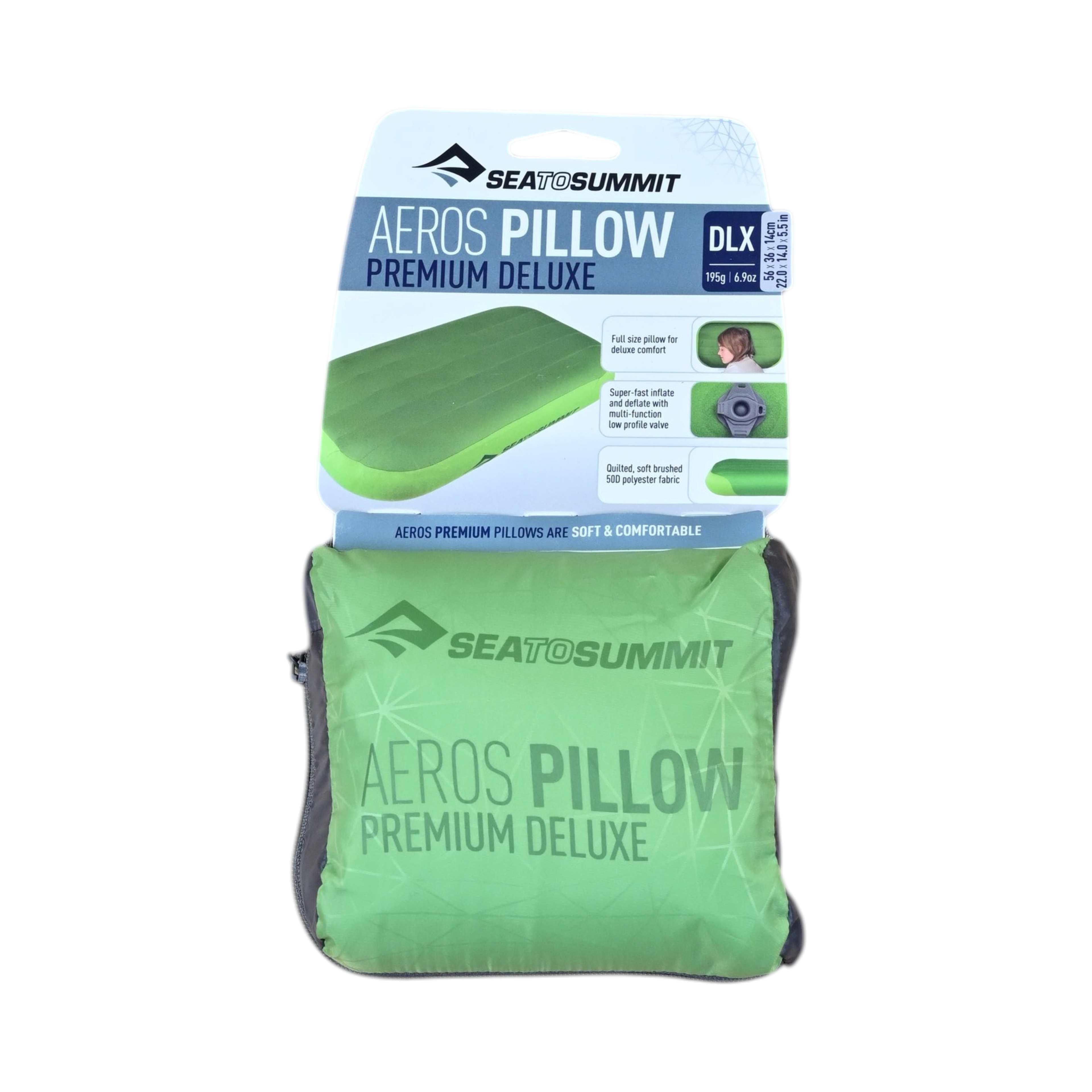 Sea to Summit  Pillow Aeros Premium Deluxe Green  USED