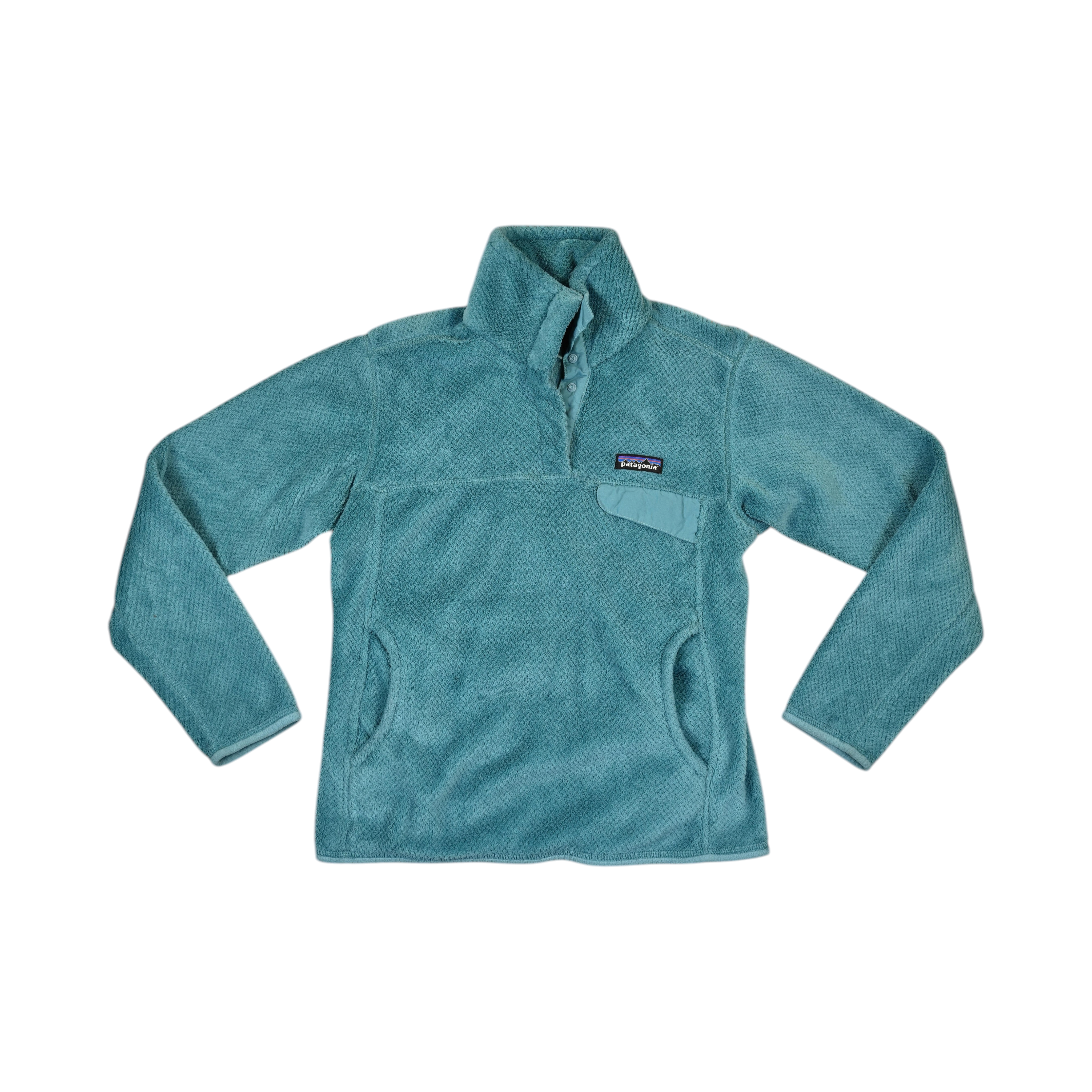 Patagonia Women's Re-Tool Snap-T Pullover Fleece – Size S Teal