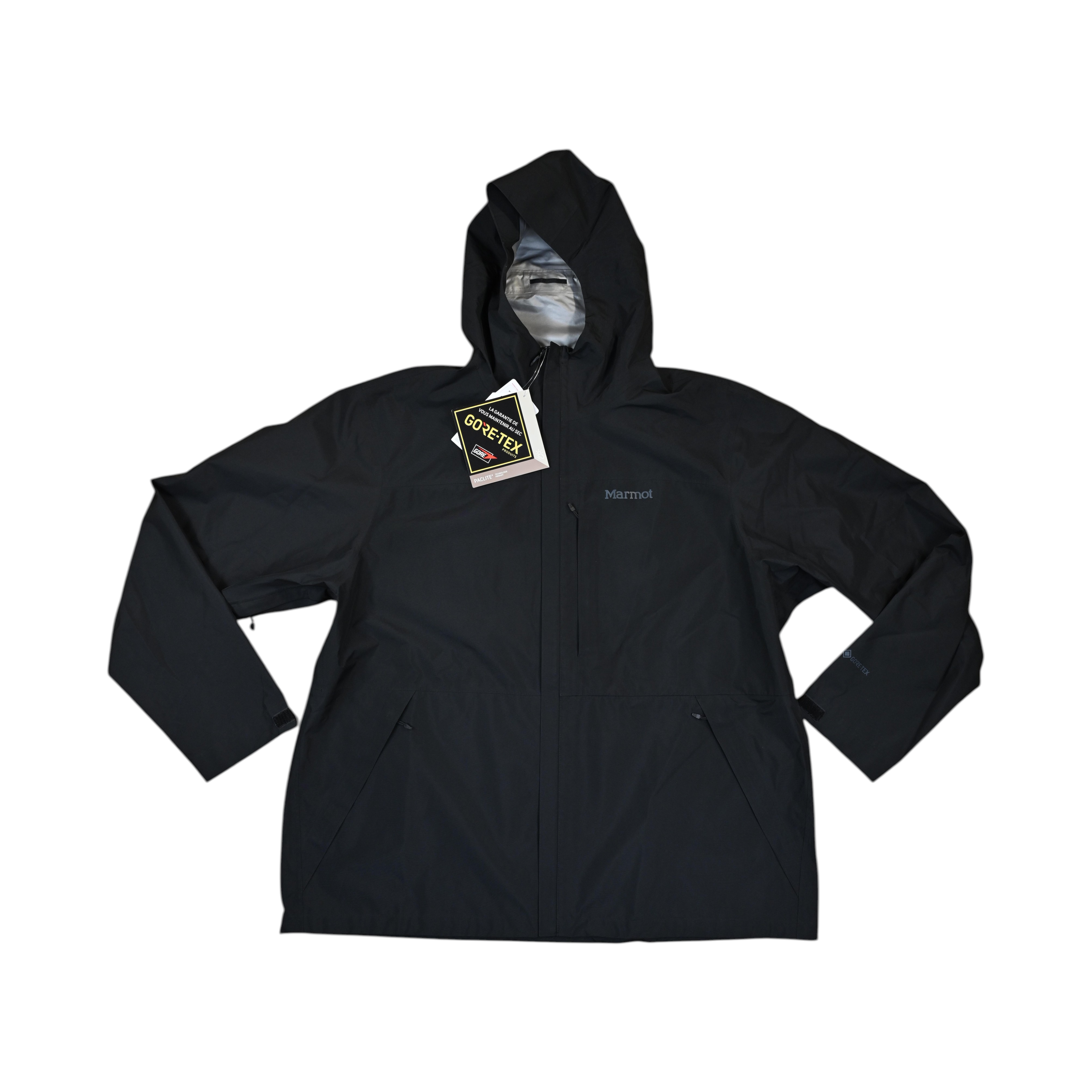 Marmot Men's Minimalist GORE-TEX Rain Jacket Big – Size M Black